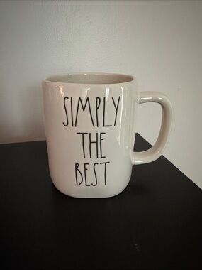 Rae Dunn SIMPLY THE BEST Mug EUC